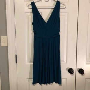 LOFT Dark Teal Dress